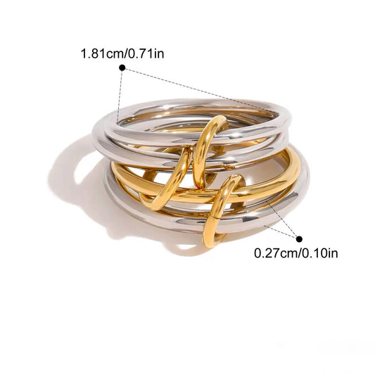 Mixed-Metal Multi-Band Ring