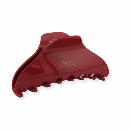 Sleek Wide Red Hair Claw