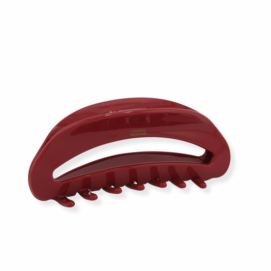 Sleek Oval Red Hair Claw